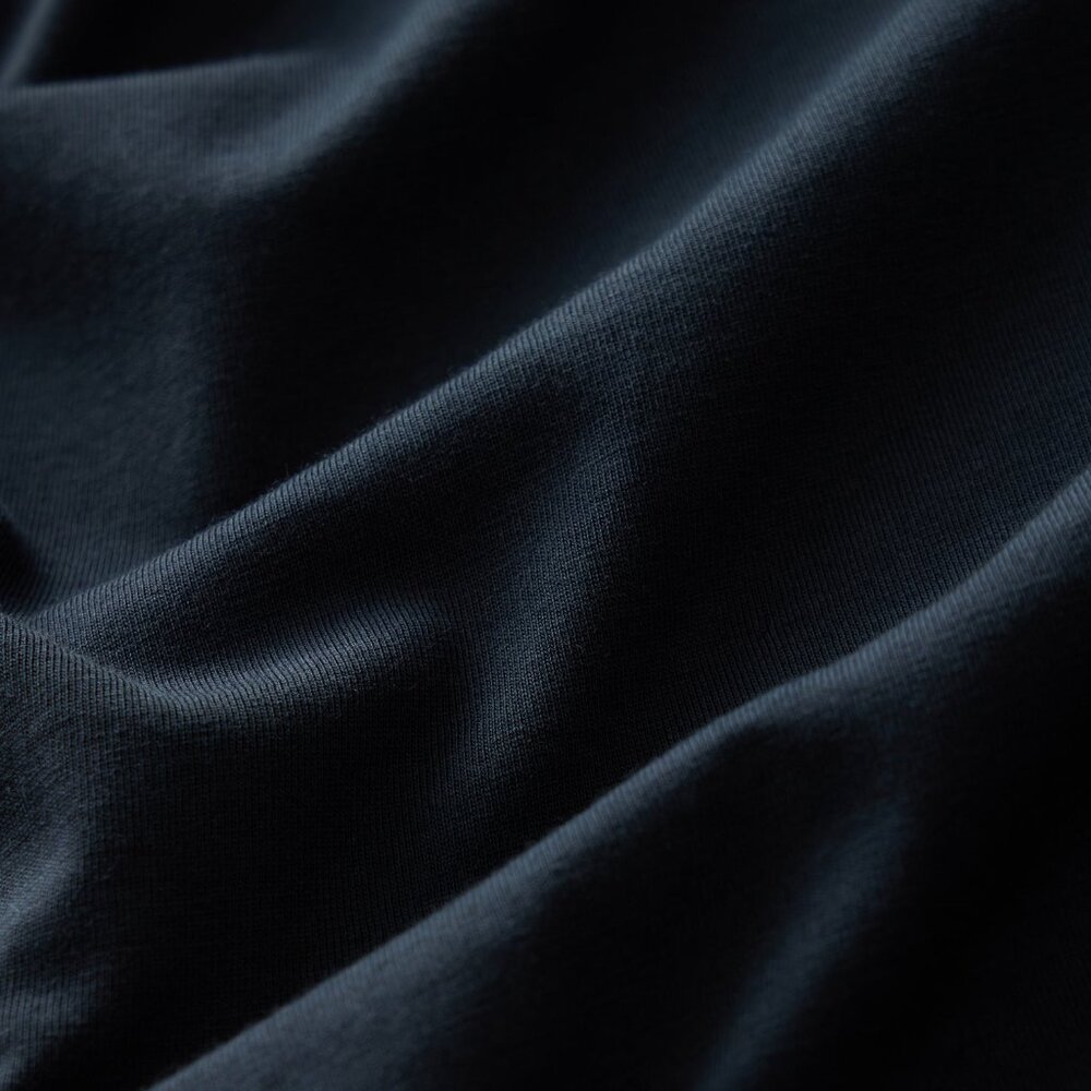 Men's Todd Snyder Navy Blue Luxe long sleeved t-shirt in size M - Picture 3 of 7
